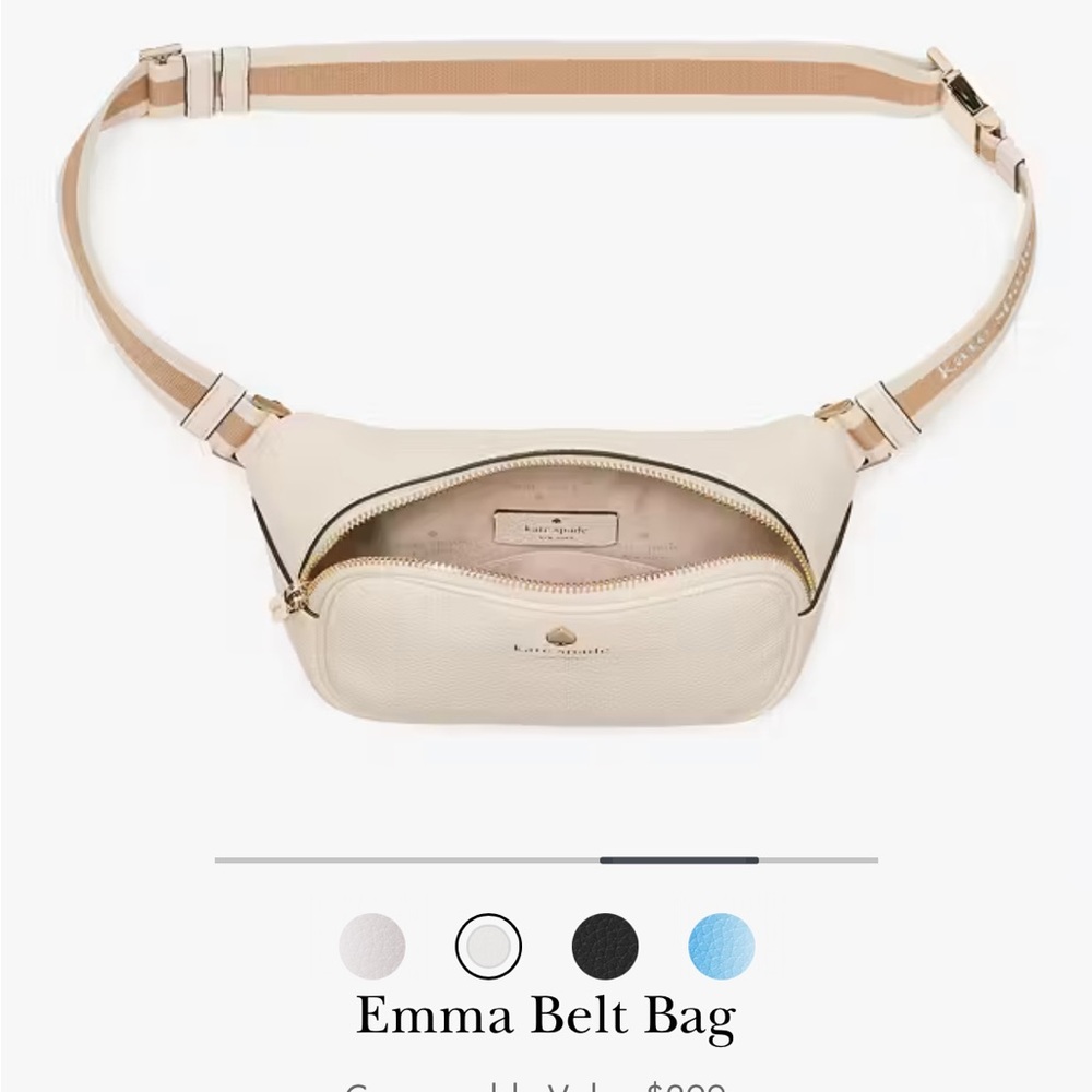 BNWOT Kate Spade Ivory Crossbody Bag - Picture 8 of 10